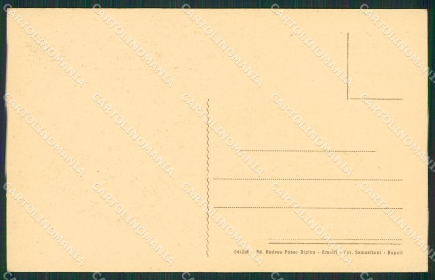 Salerno Amalfi cartolina KV6585 – retro