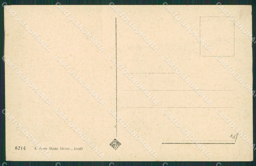 Salerno Amalfi cartolina KV6586 – retro