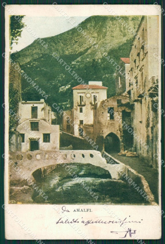 Salerno Amalfi PIEGHE cartolina KV6589 – fronte