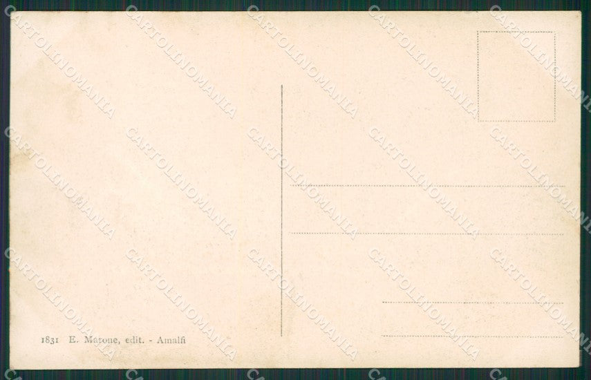 Salerno Amalfi cartolina KV6590 – retro