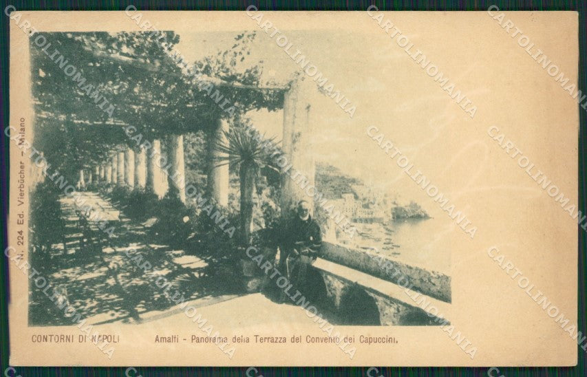 Salerno Amalfi cartolina KV6592 – fronte