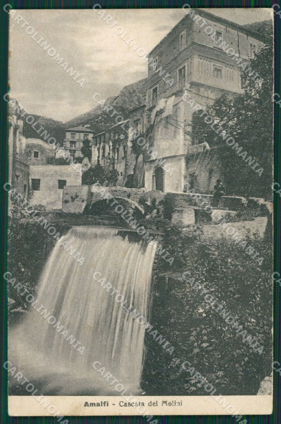 Salerno Amalfi Cascata dei Molini cartolina KV6600 – fronte
