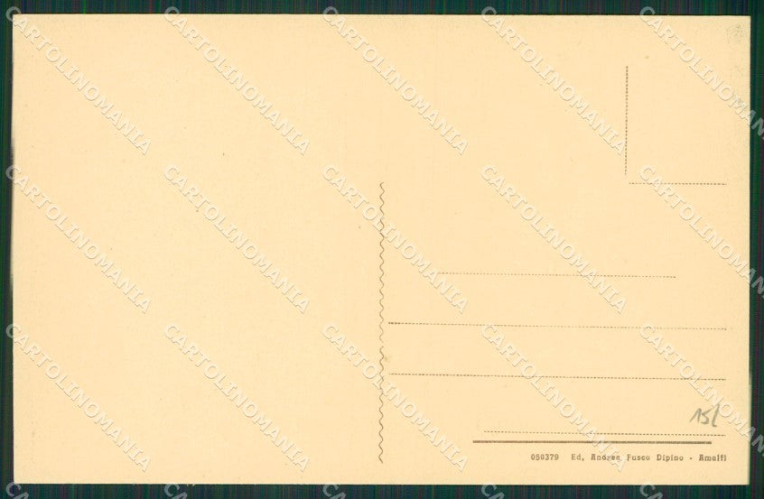 Salerno Amalfi Fontana cartolina KV6605 – retro