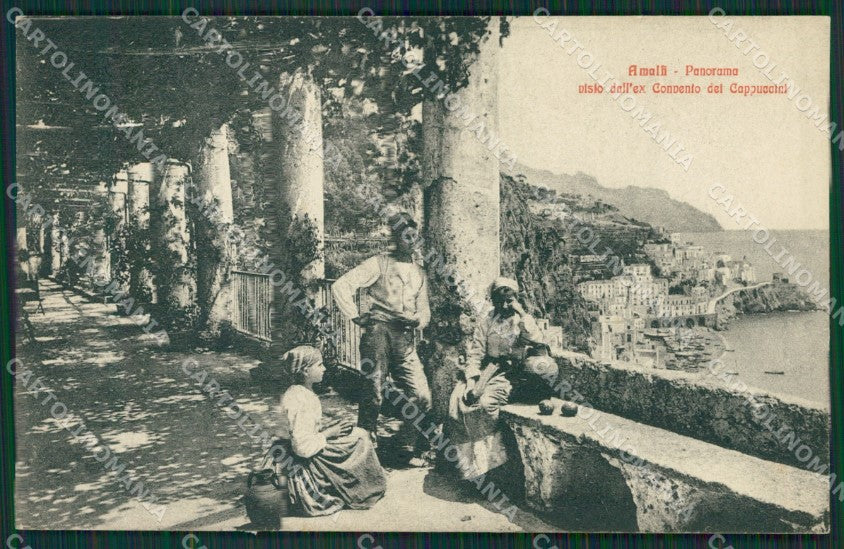 Salerno Amalfi cartolina KV6606 – fronte