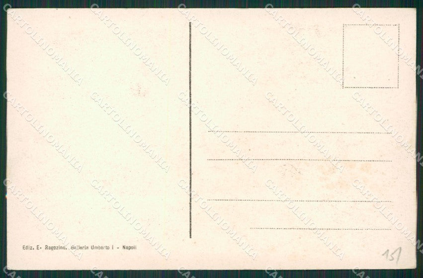 Salerno Amalfi cartolina KV6607 – retro