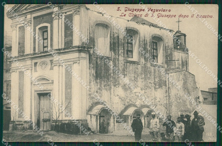 Napoli San Giuseppe Vesuviano SCOLLATA cartolina KV6611 – fronte