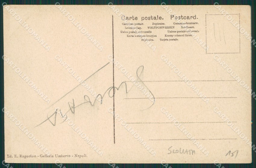 Napoli San Giuseppe Vesuviano SCOLLATA cartolina KV6611 – retro