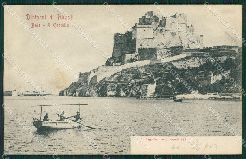 Napoli Bacoli Baia PIEGA cartolina KV6643 – fronte
