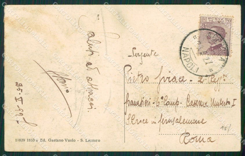 Napoli Agerola San Lazzaro cartolina KV6649 – retro