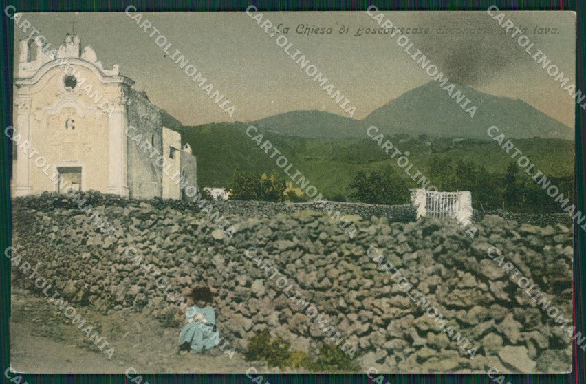 Napoli Boscotrecase Lava cartolina KV6659 – fronte