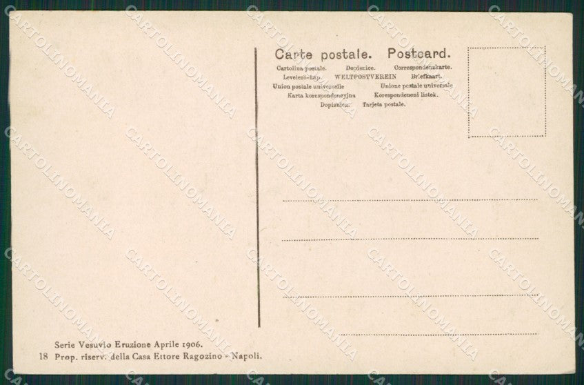Napoli Boscotrecase Lava cartolina KV6659 – retro