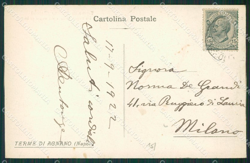 Napoli Agnano Terme di cartolina KV6680 – retro