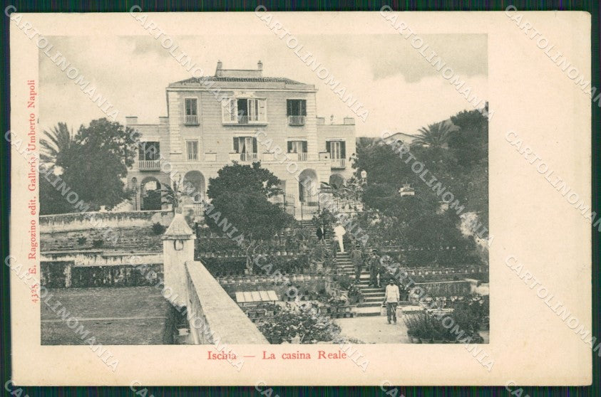 Napoli Ischia PIEGA cartolina KV6685 – fronte