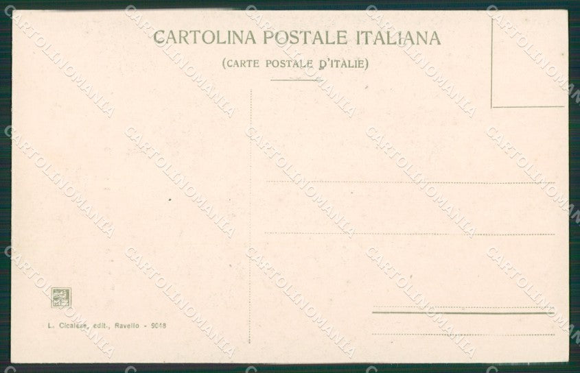 Salerno Ravello Palazzo Rufolo cartolina KV6702 – retro