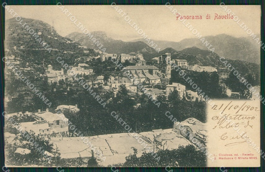 Salerno Ravello cartolina KV6703 – fronte