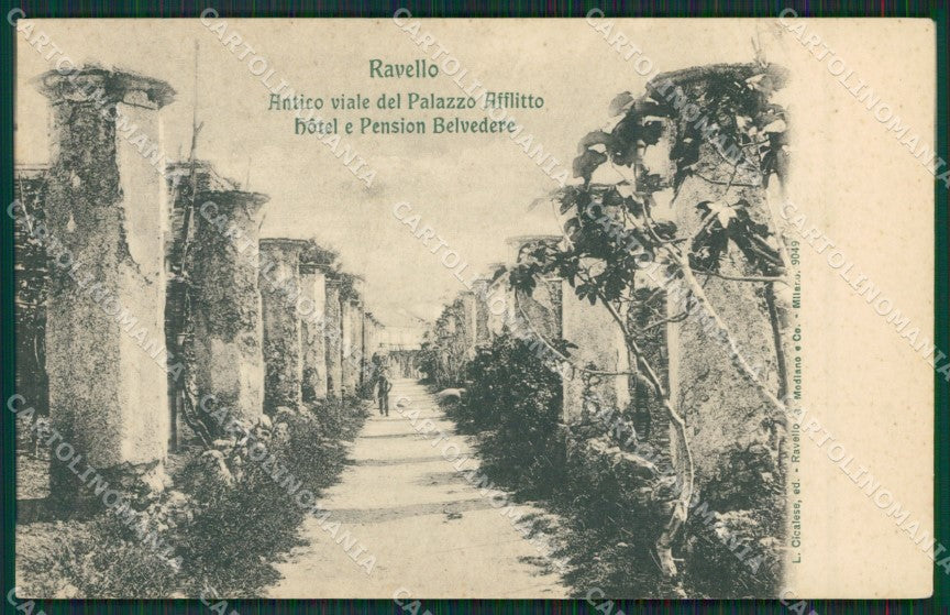 Salerno Ravello Palazzo Afflitto cartolina KV6707 – fronte