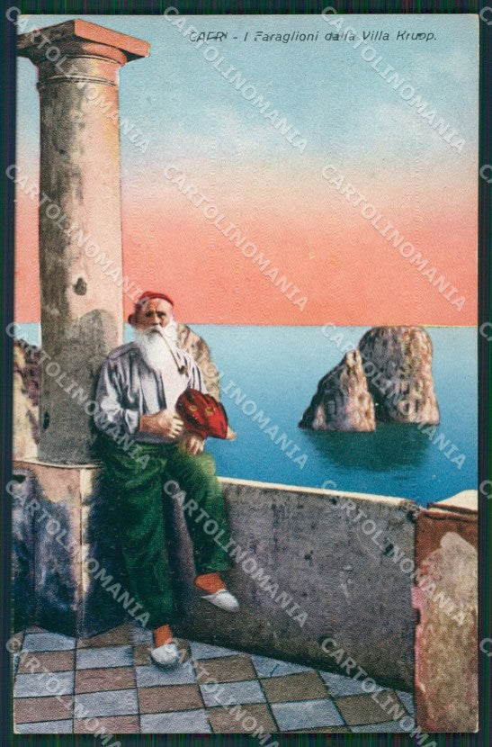Napoli Capri Costumi cartolina KV6708 – fronte