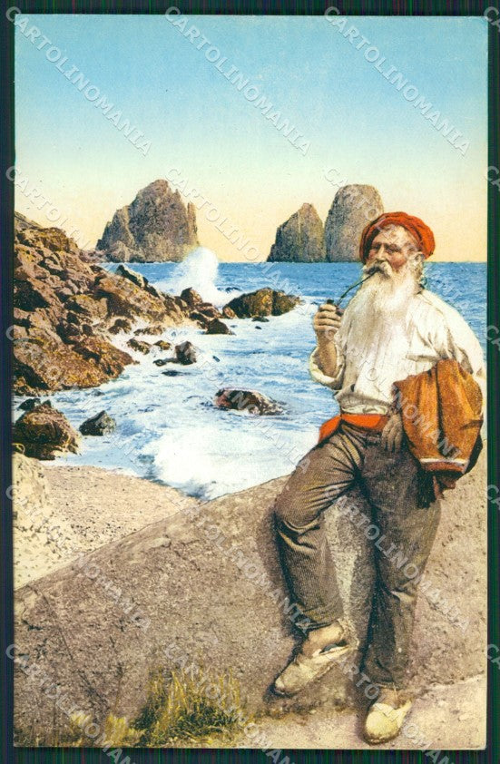 Napoli Capri Costumi cartolina KV6709 – fronte