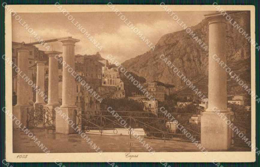 Napoli Capri Lehnert Landrock cartolina KV6710 – fronte