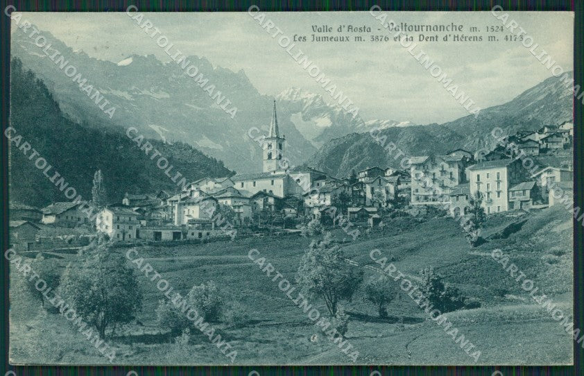 Aosta Valtournenche cartolina KV6715 – fronte