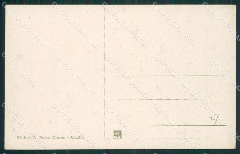 Salerno Amalfi cartolina KV6725 – retro