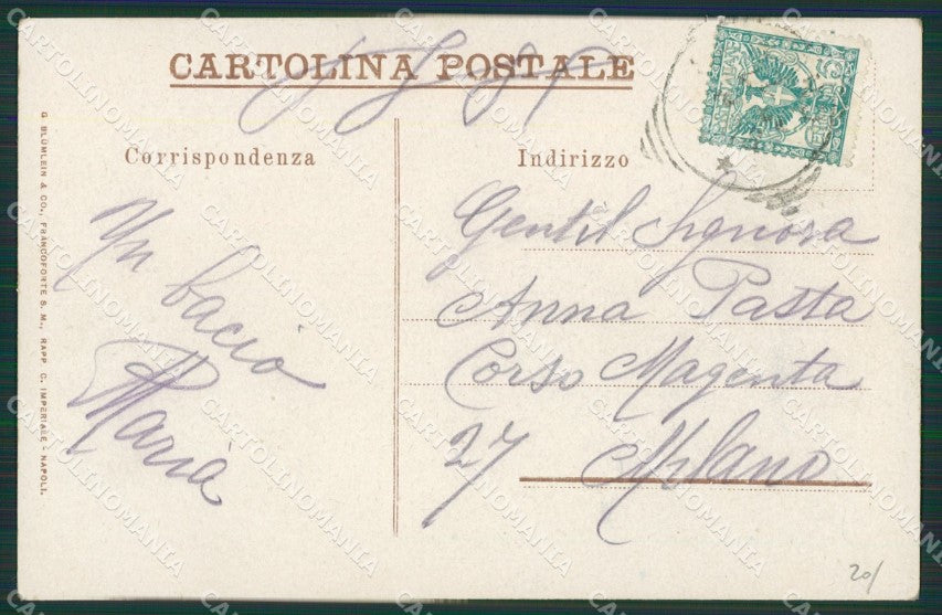 Salerno Amalfi Capre cartolina KV6727 – retro