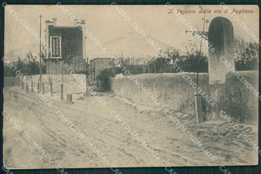Napoli Pugliano Vesuvio cartolina KV6730 – fronte