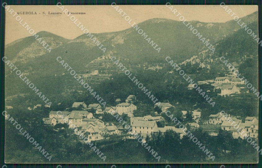 Napoli Agerola San Lazzaro STRAPPINO PIEGA cartolina KV6757 – fronte