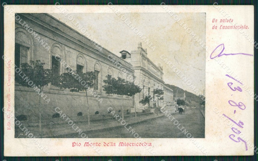 Napoli Casamicciola Pio Monte della Misericordia cartolina KV6780 – fronte