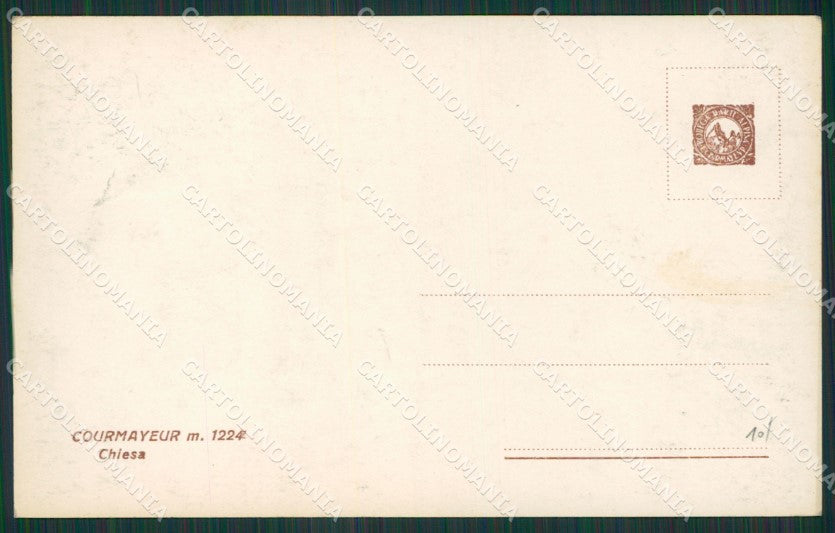 Aosta Courmayeur Foto cartolina KV6810 – retro