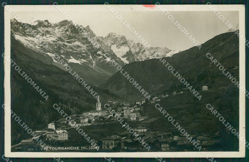 Aosta Valtournenche MACCHIA Foto cartolina KV6815 – fronte