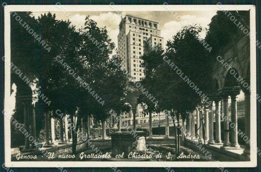 Genova Città PIEGA Foto cartolina KV6821 – fronte