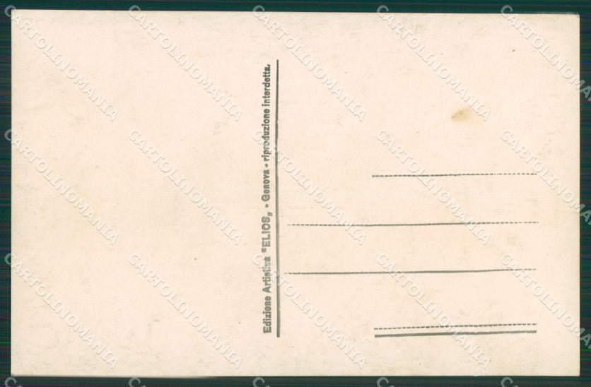Genova Città Carrozza Foto cartolina KV6822 – retro