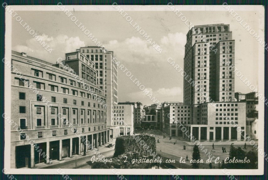 Genova Città Colombo Foto cartolina KV6824 – fronte