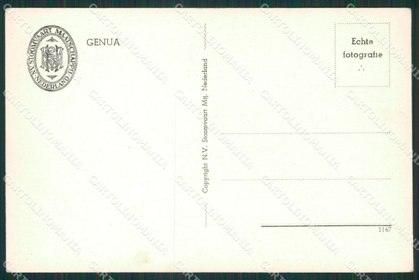 Genova Città Auto Foto cartolina KV6828 – retro