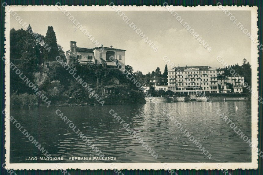 Verbania Pallanza Lago Maggiore PIEGA Foto cartolina KV6836 – fronte