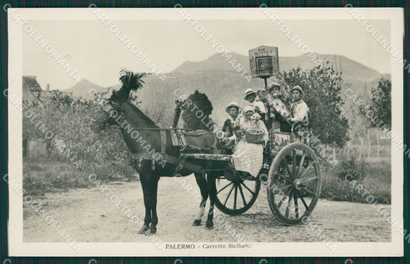 Palermo Carretto Siciliano Foto cartolina KV6841 – fronte