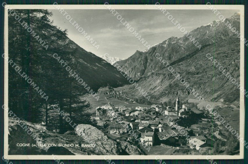 Aosta Cogne Foto cartolina KV6848 – fronte