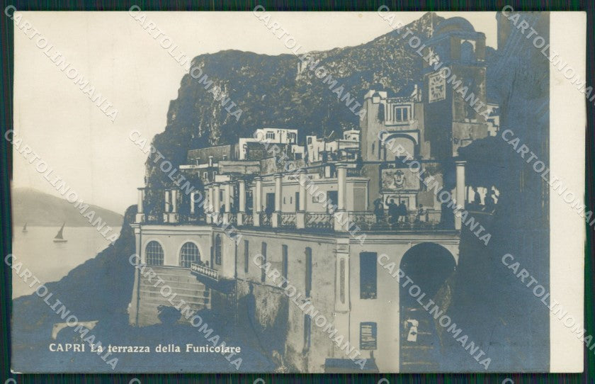 Napoli Capri Funicolare Foto cartolina KV6858 – fronte