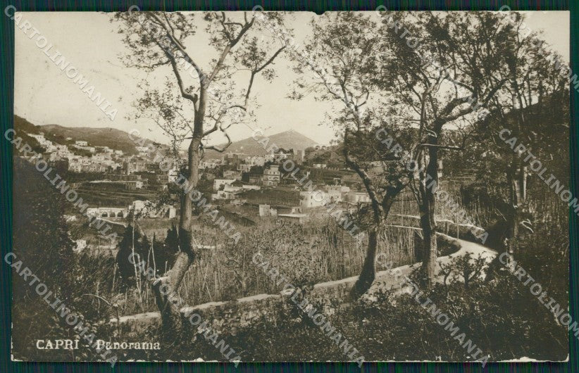 Napoli Capri STRAPPINO ABRASA Foto cartolina KV6859 – fronte