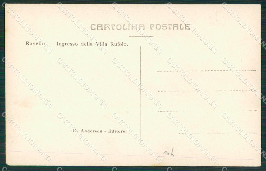 Salerno Ravello Foto cartolina KV6862 – retro