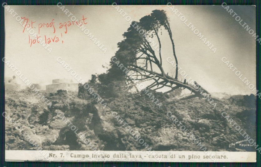 Napoli Boscotrecase Lava NPG Foto cartolina KV6867 – fronte