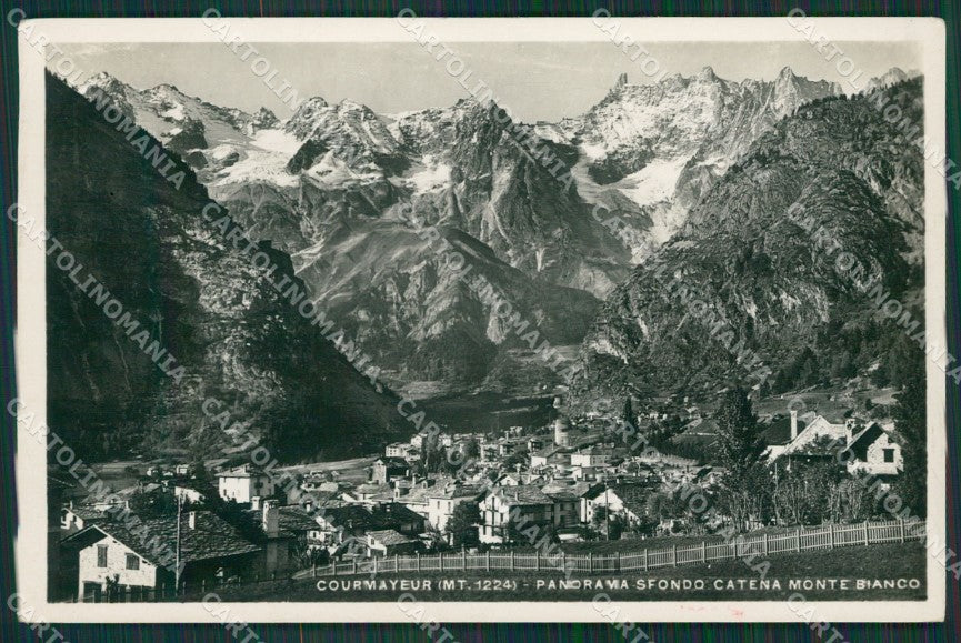 Aosta Courmayeur Foto cartolina KV6884 – fronte