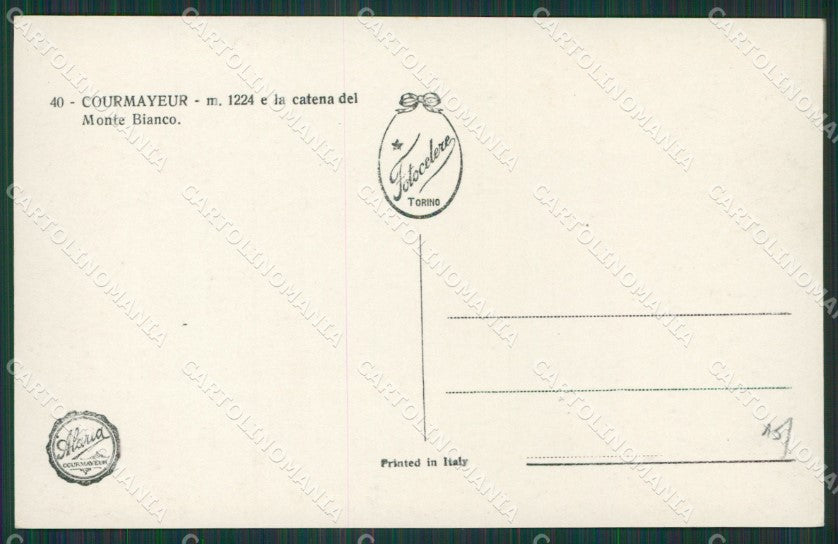 Aosta Courmayeur Foto cartolina KV6885 – retro