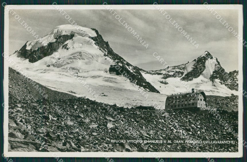 Aosta Valsavarenche Rifugio Vittorio Emanuele II PIEGA Foto cartolina KV6889 – fronte