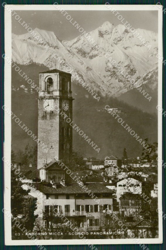 Biella Andorno Micca PIEGA Foto cartolina KV6894 – fronte