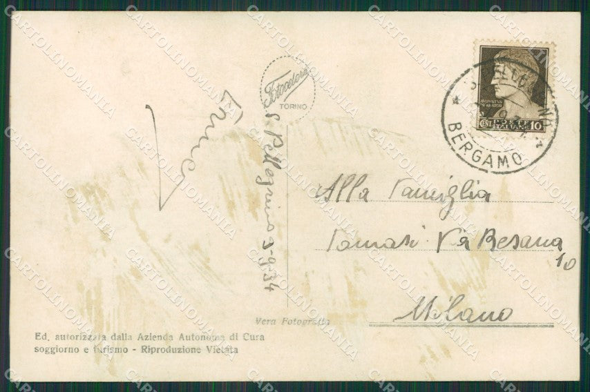 Bergamo San Pellegrino Terme Foto cartolina KV6901 – retro