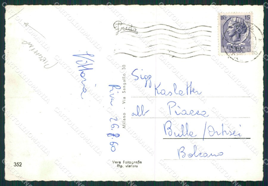 Trento Riva Lago di Garda PIEGHINA Foto FG cartolina KV6923 – retro