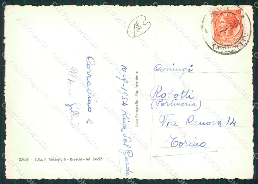 Trento Riva Lago di Garda Gardesana Foto FG cartolina KV6924 – retro