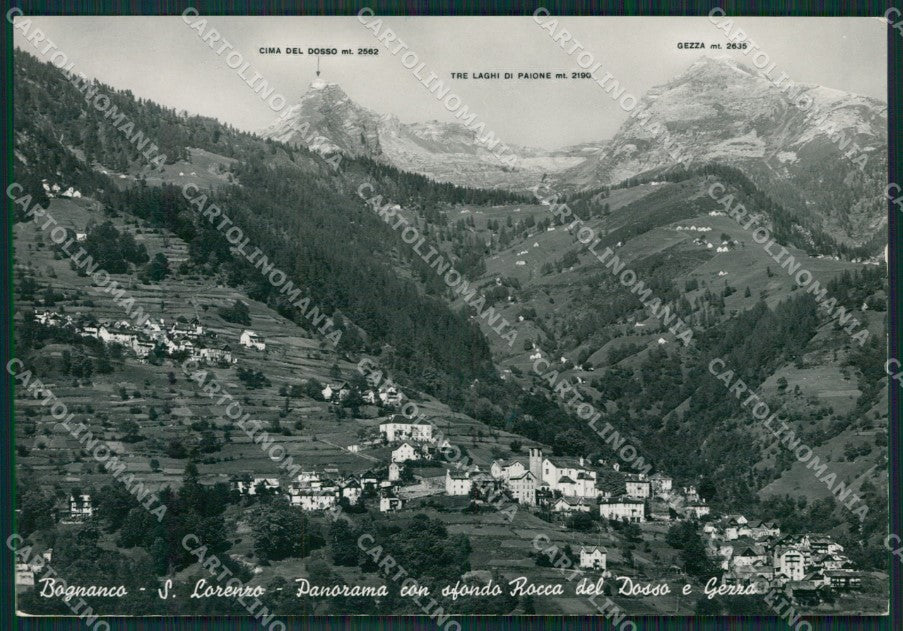 Verbania Bognanco San Lorenzo Foto FG cartolina KV6952 – fronte